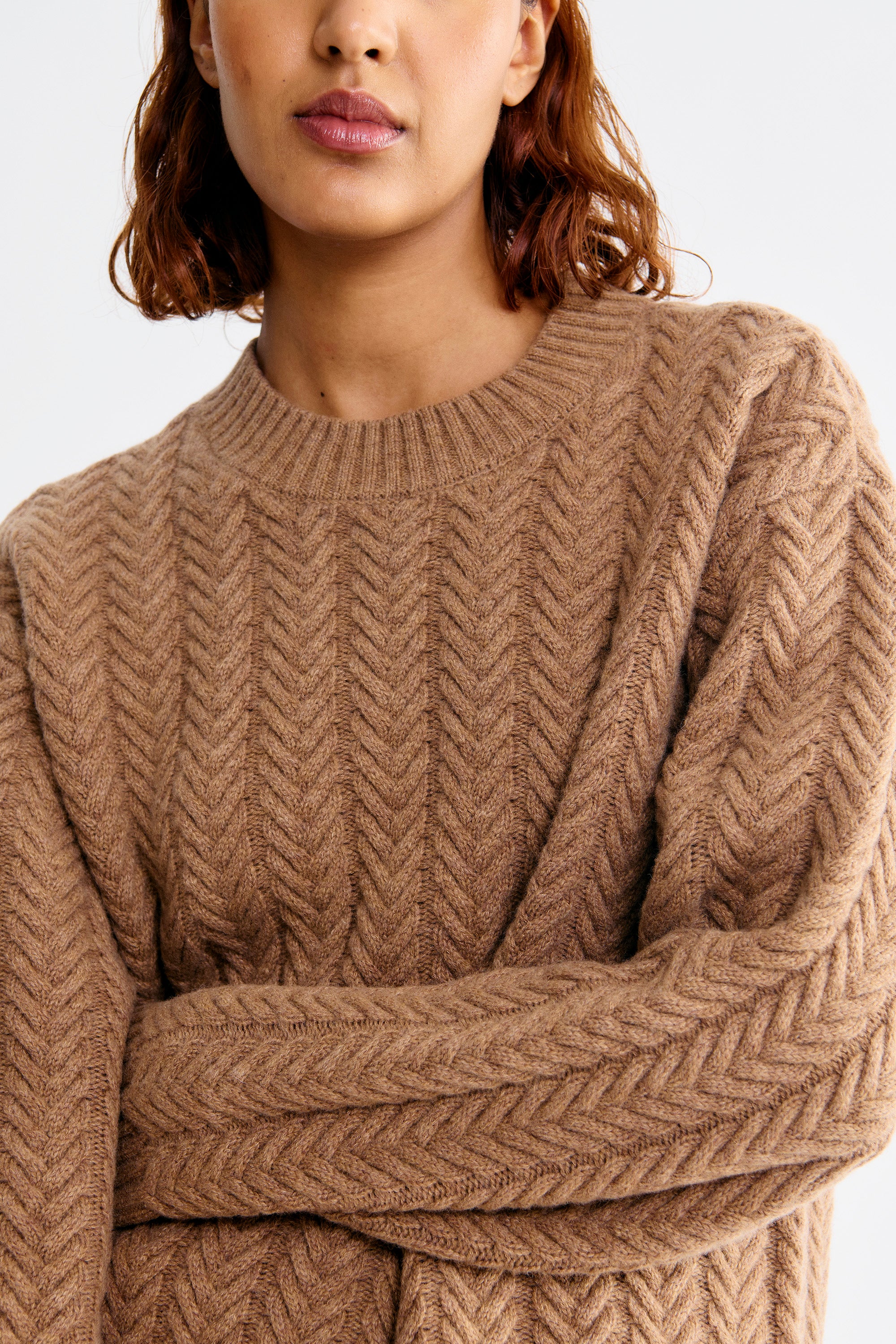 Lovechild 1979 Adelaide Crewneck Sweater 109 Praline
