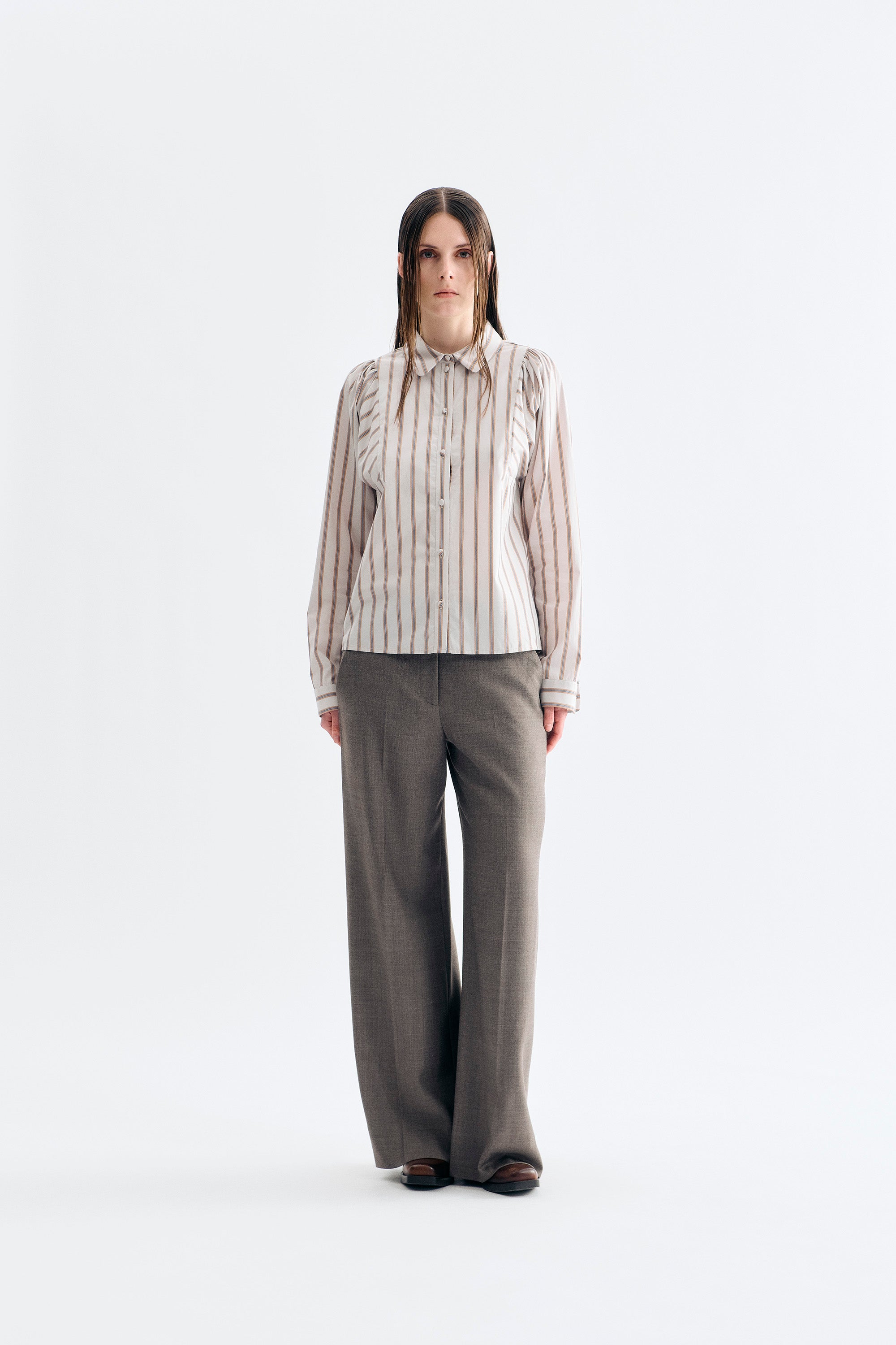 Lovechild 1979 Karlotta Shirt Shirt 189 Egret Multi Stripe