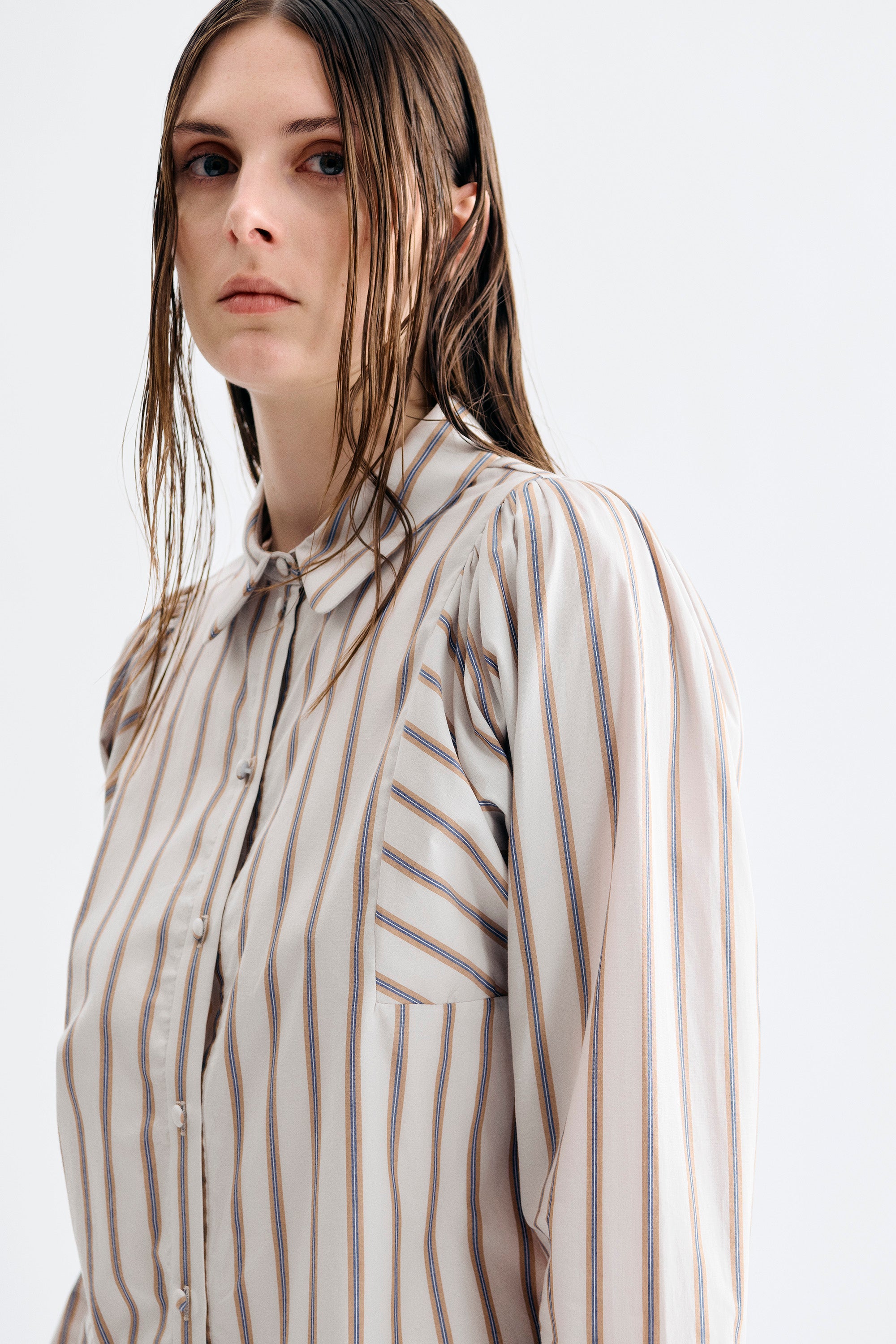 Lovechild 1979 Karlotta Shirt Shirt 189 Egret Multi Stripe